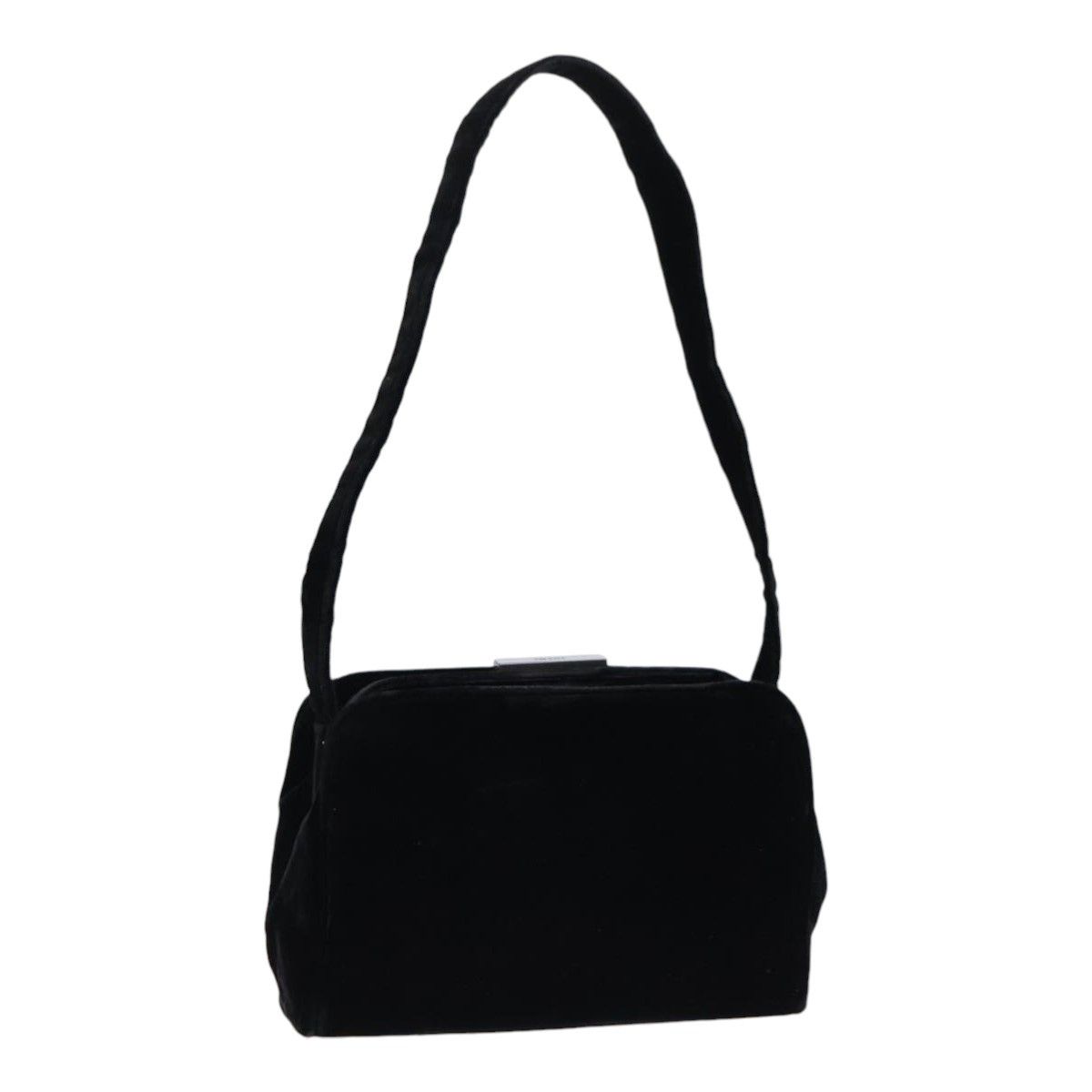 Prada Black Velvet Shoulder Bag (Pre-Owned) Size ONE SIZE - 20 Thumbnail