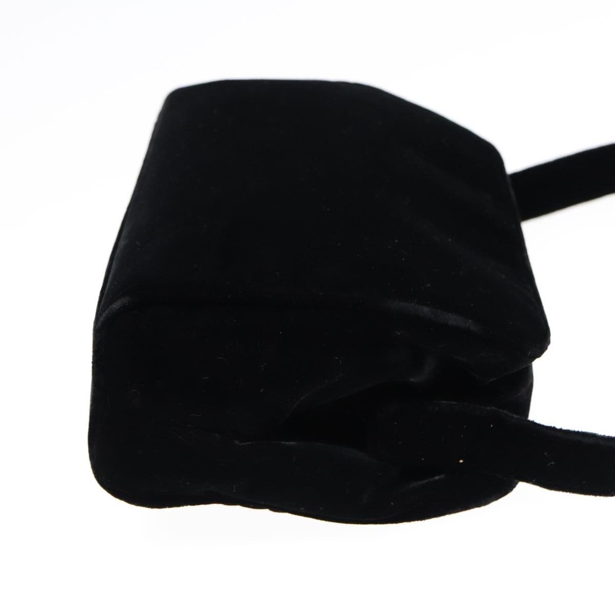 Prada Black Velvet Shoulder Bag (Pre-Owned) Size ONE SIZE - 4 Thumbnail