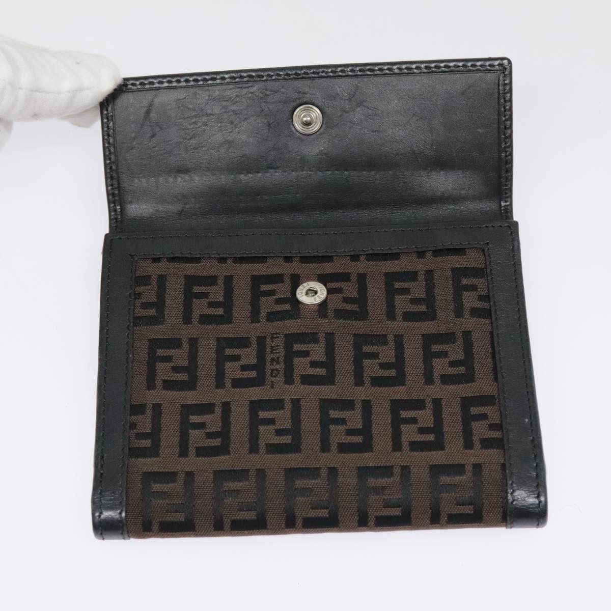 Fendi Zucca Brown Canvas Wallet (Pre-Owned) Size ONE SIZE - 16 Thumbnail
