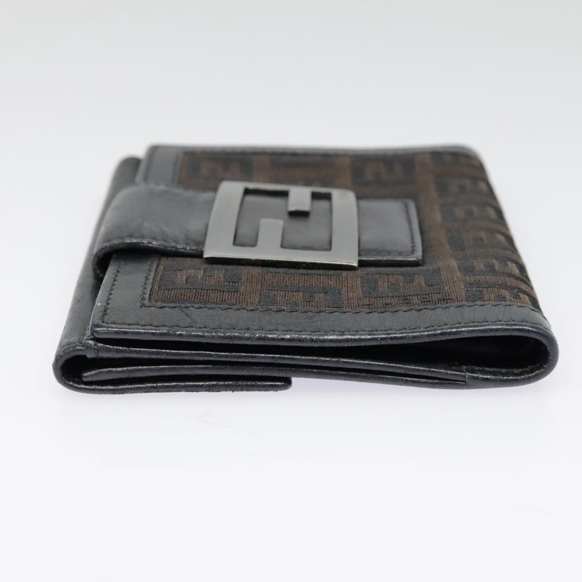 Fendi Zucca Brown Canvas Wallet (Pre-Owned) Size ONE SIZE - 3 Thumbnail