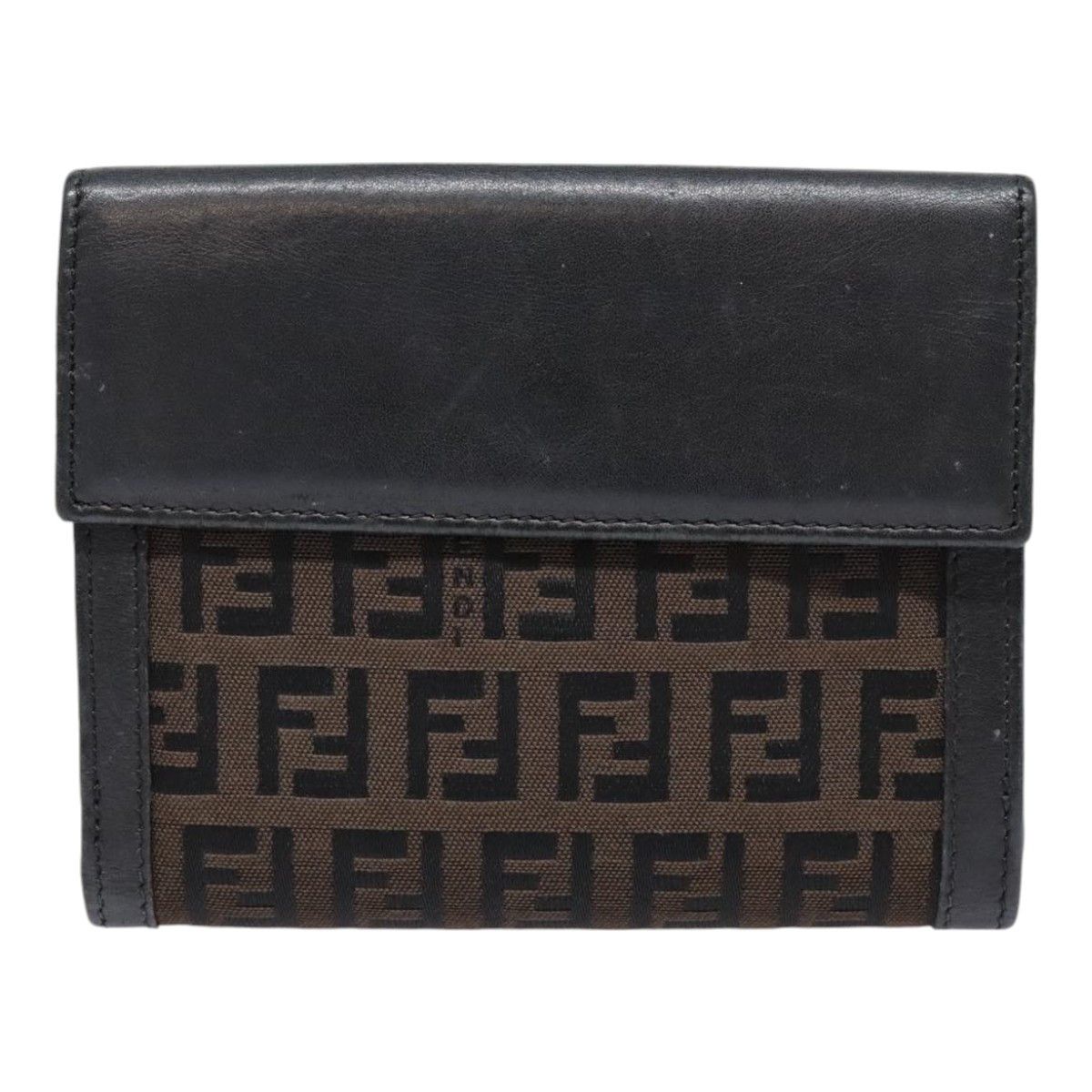 Fendi Zucca Brown Canvas Wallet (Pre-Owned) Size ONE SIZE - 2 Thumbnail