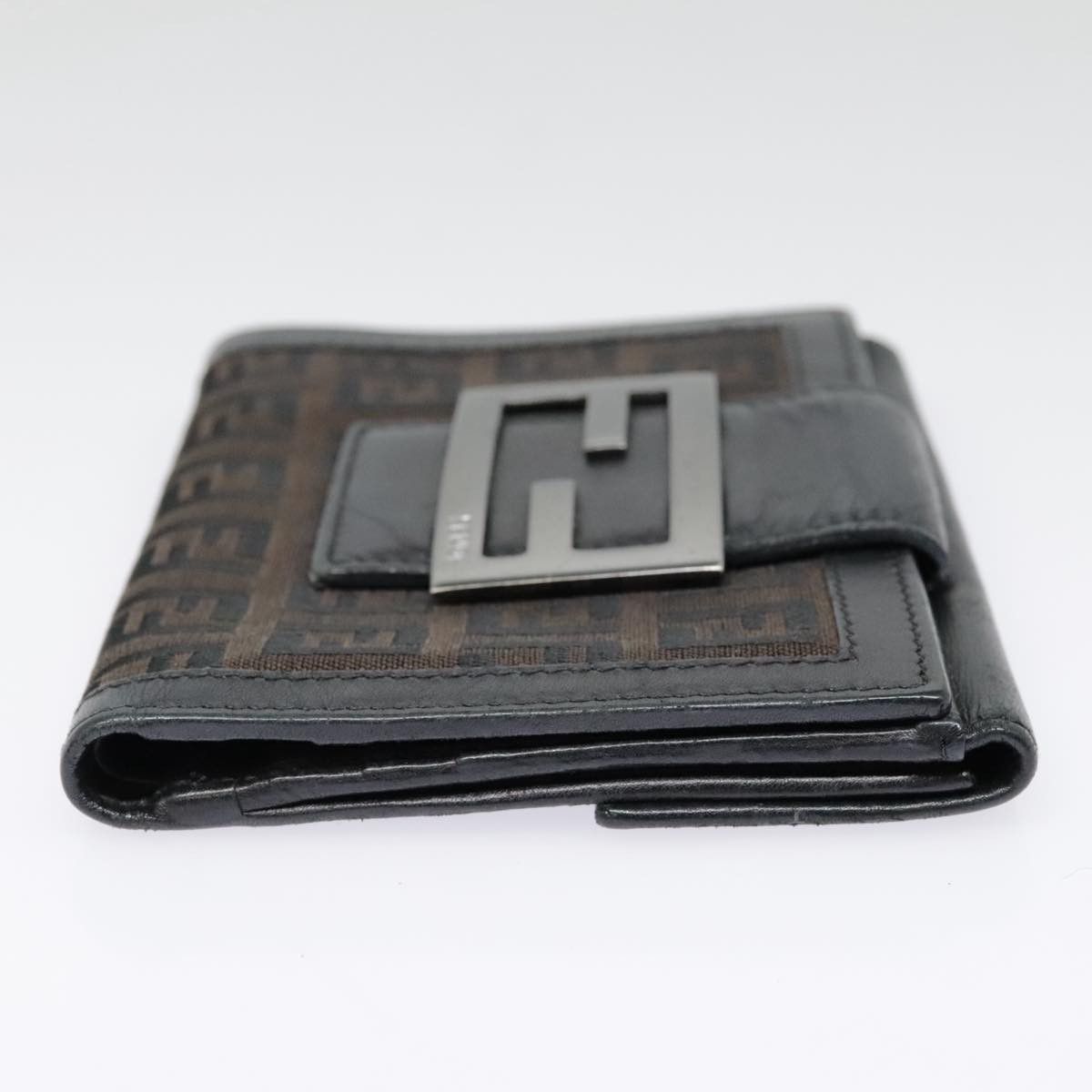 Fendi Zucca Brown Canvas Wallet (Pre-Owned) Size ONE SIZE - 4 Thumbnail