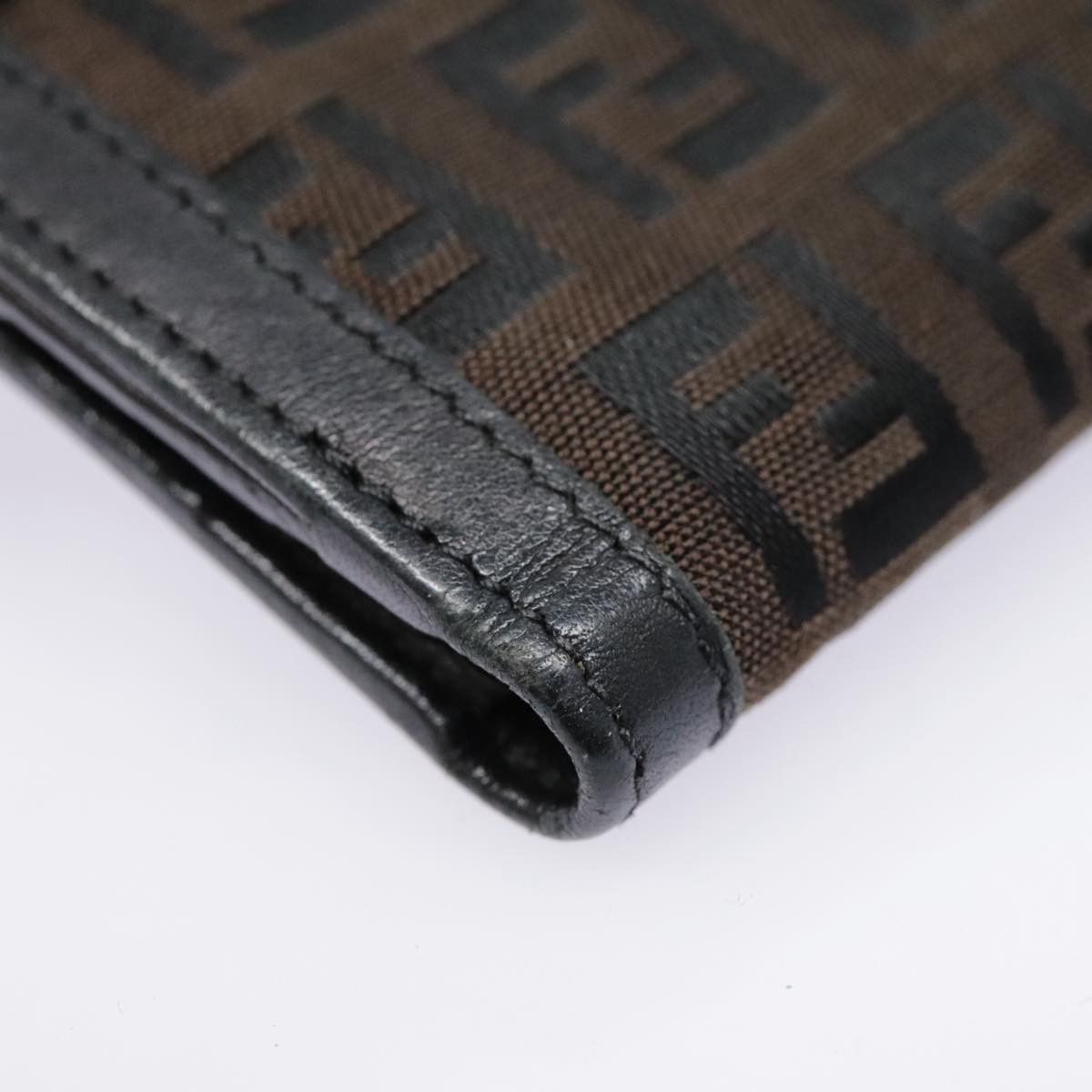 Fendi Zucca Brown Canvas Wallet (Pre-Owned) Size ONE SIZE - 7 Thumbnail
