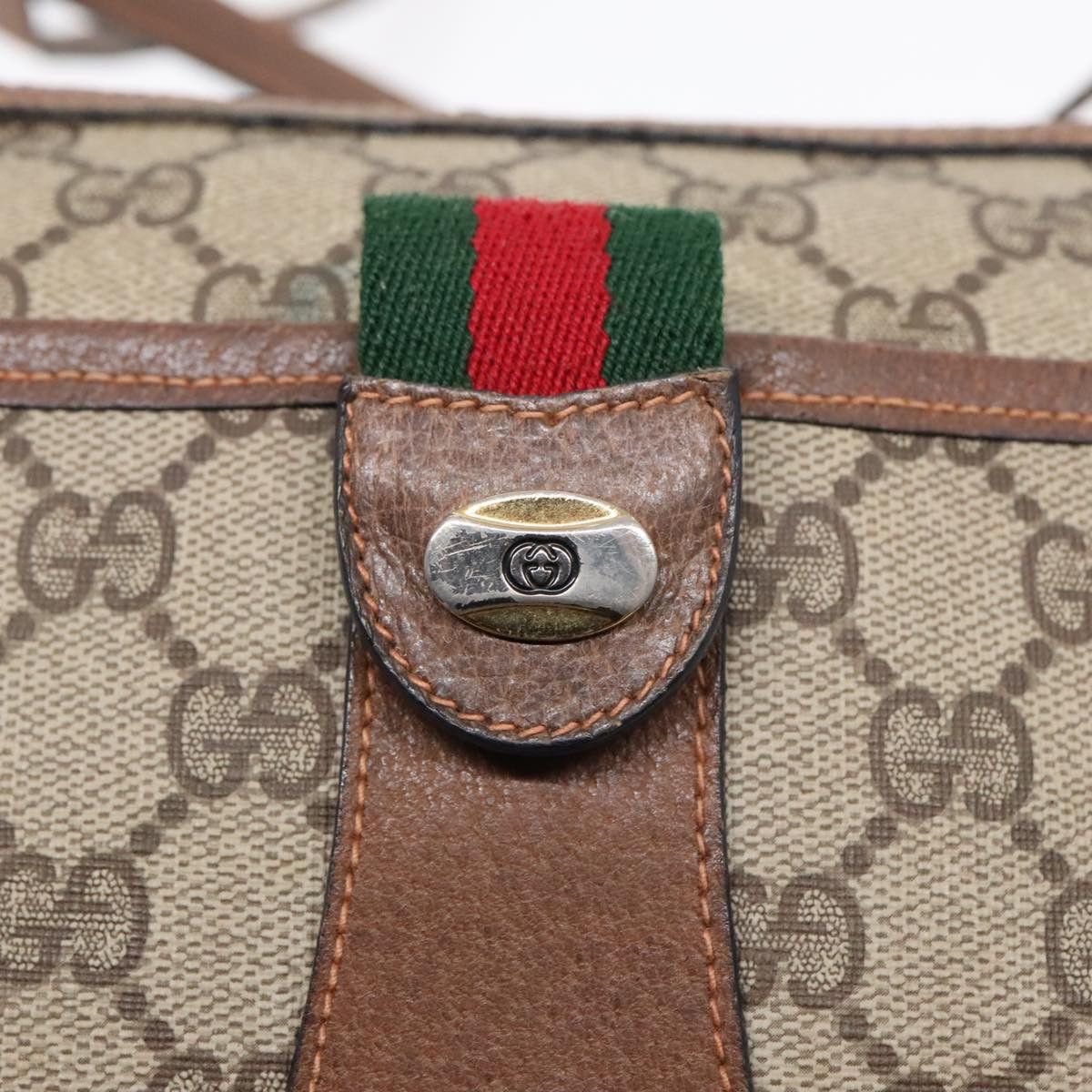 Gucci Beige Canvas Shoulder Bag (Pre-Owned) Size ONE SIZE - 18 Thumbnail