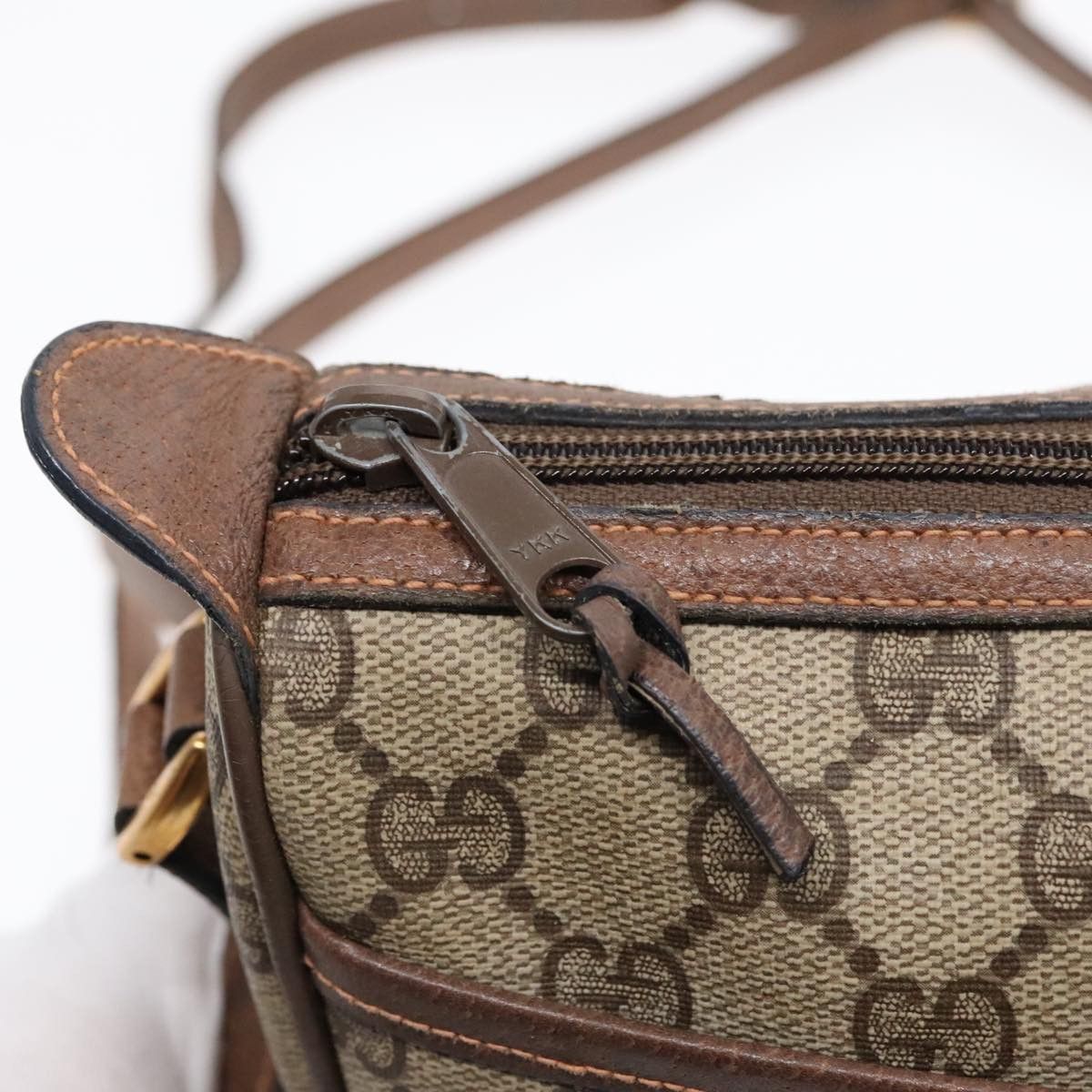 Gucci Beige Canvas Shoulder Bag (Pre-Owned) Size ONE SIZE - 19 Thumbnail