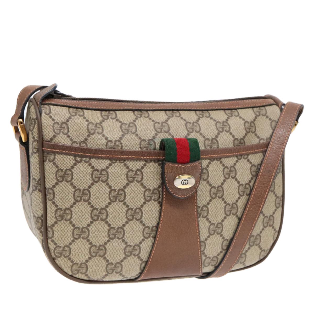 Gucci Beige Canvas Shoulder Bag (Pre-Owned) Size ONE SIZE - 15 Thumbnail