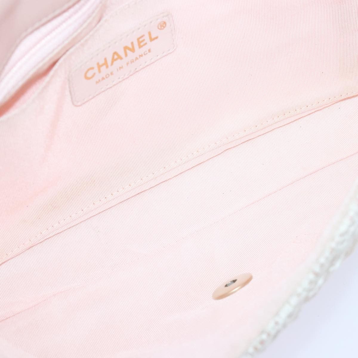 Chanel Timeless Pink Cotton Shoulder Bag (Pre-Owned) Size ONE SIZE - 12 Thumbnail