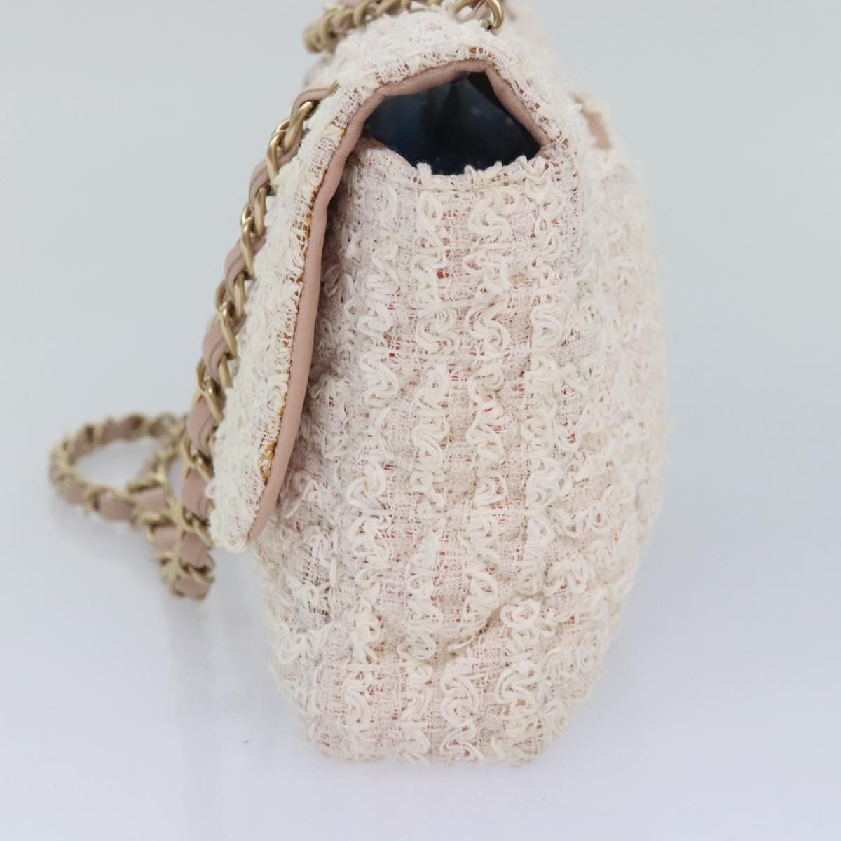 Chanel Timeless Pink Cotton Shoulder Bag (Pre-Owned) Size ONE SIZE - 3 Thumbnail