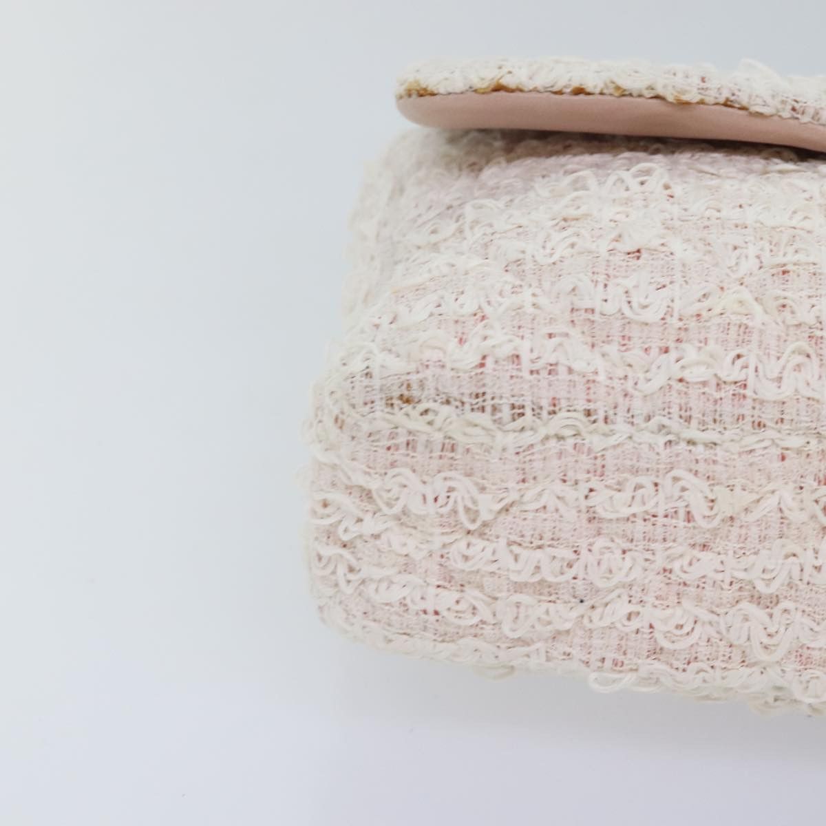 Chanel Timeless Pink Cotton Shoulder Bag (Pre-Owned) Size ONE SIZE - 7 Thumbnail