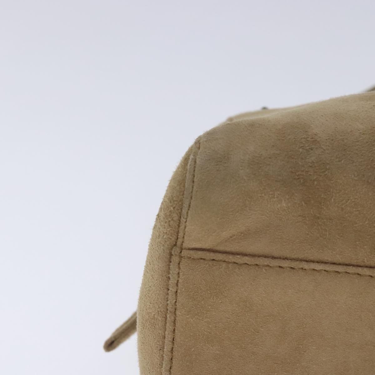 Prada Beige Suede Shoulder Bag (Pre-Owned) Size ONE SIZE - 6 Thumbnail