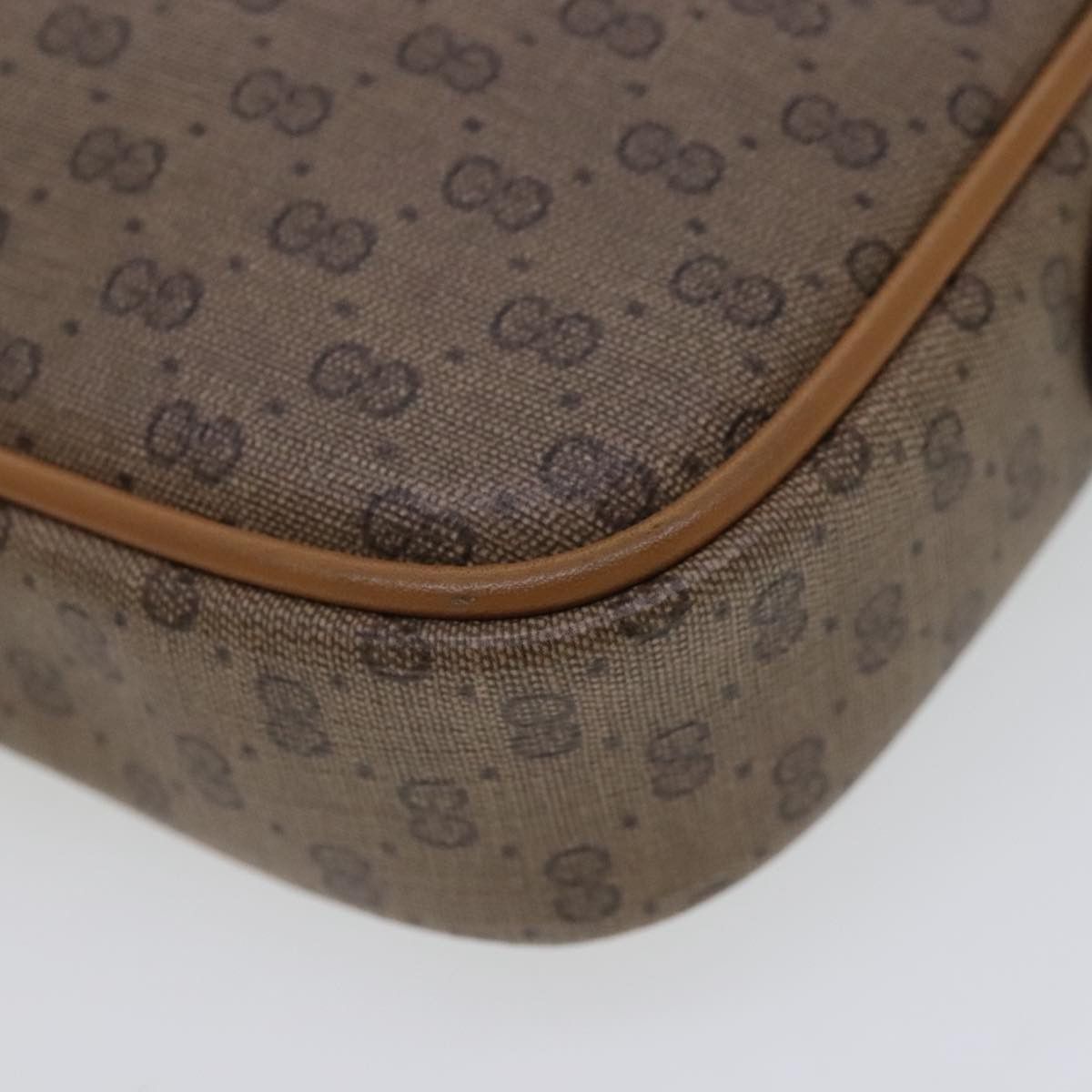 Gucci Micro Small Gg Canvas Beige Canvas Shoulder Bag (Pre-Owned) Size ONE SIZE - 10 Thumbnail