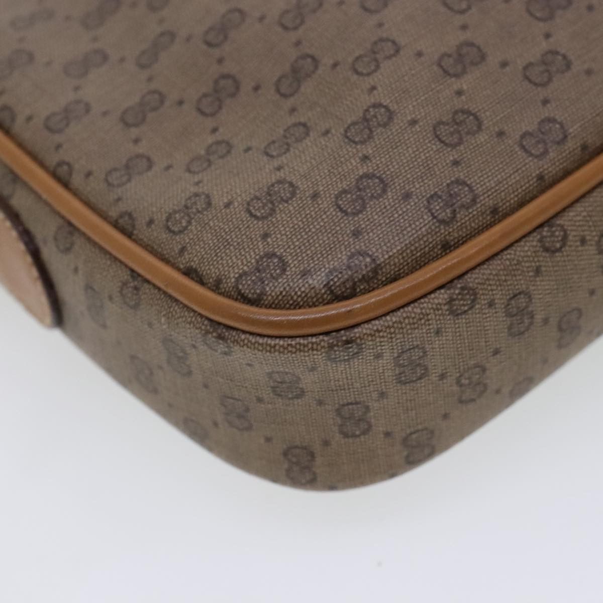 Gucci Micro Small Gg Canvas Beige Canvas Shoulder Bag (Pre-Owned) Size ONE SIZE - 7 Thumbnail