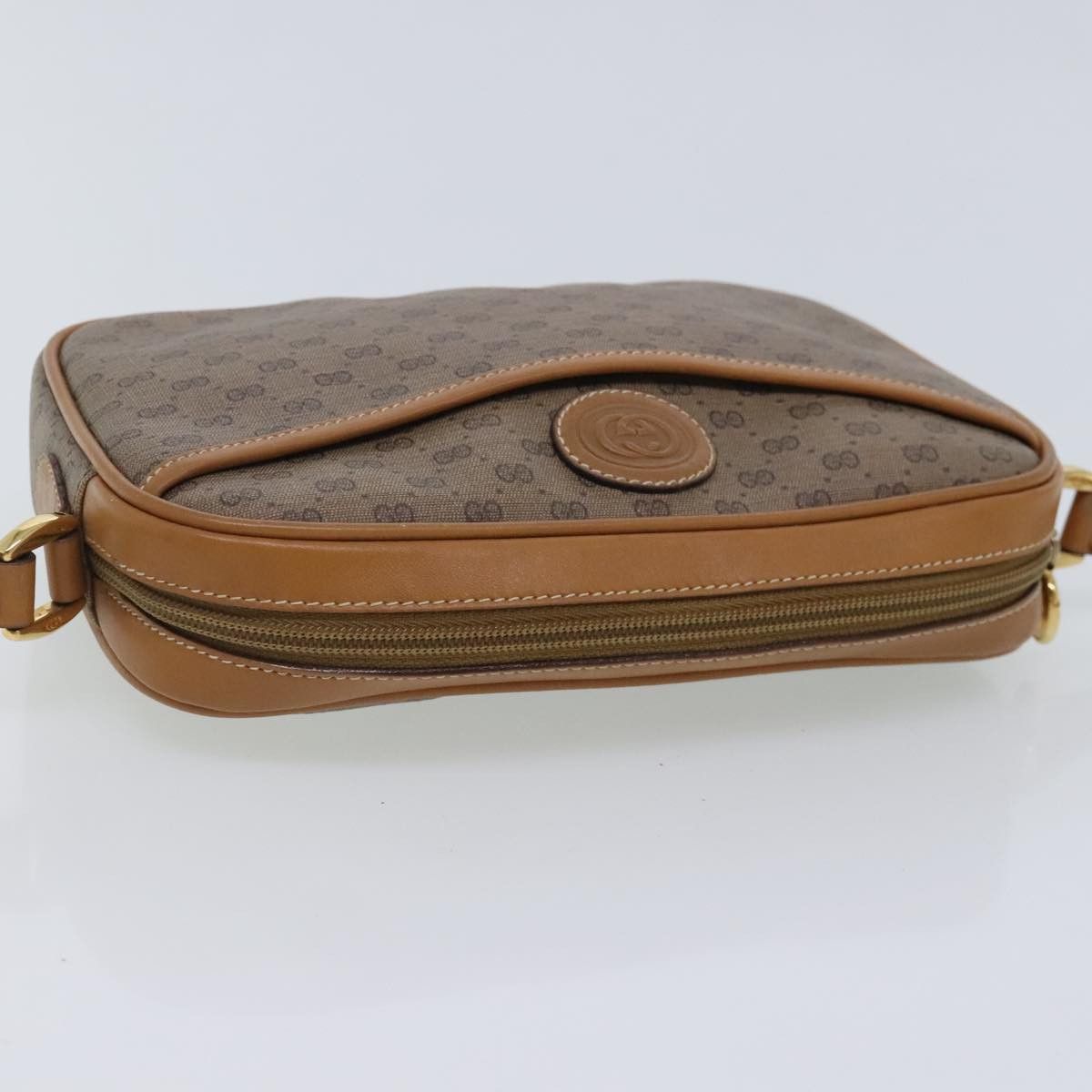 Gucci Micro Small Gg Canvas Beige Canvas Shoulder Bag (Pre-Owned) Size ONE SIZE - 17 Thumbnail