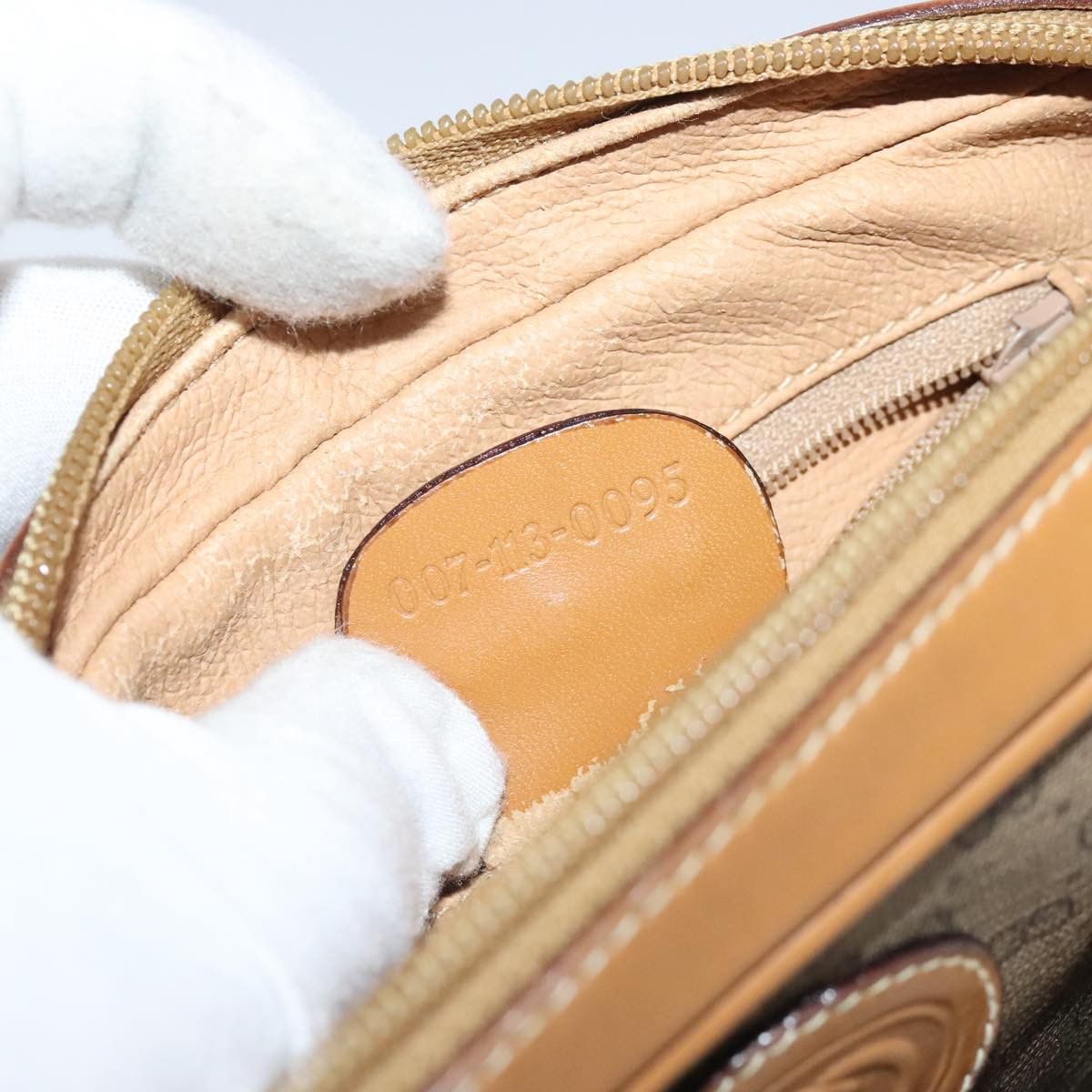Gucci Micro Small Gg Canvas Beige Canvas Shoulder Bag (Pre-Owned) Size ONE SIZE - 15 Thumbnail