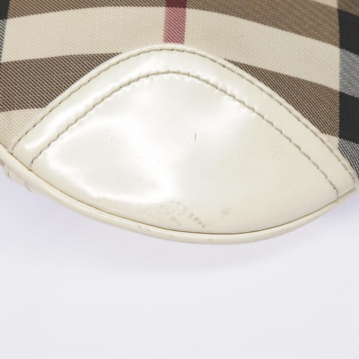Burberry Nova Check Beige Canvas Shoulder Bag (Pre-Owned) Size ONE SIZE - 8 Thumbnail