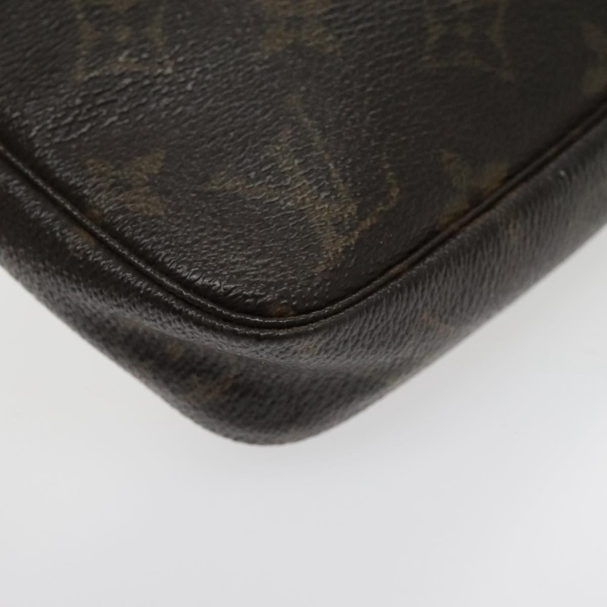 Louis Vuitton Pochette Accessoire Brown Canvas Clutch Bag (Pre-Owned) Size ONE SIZE - 7 Thumbnail