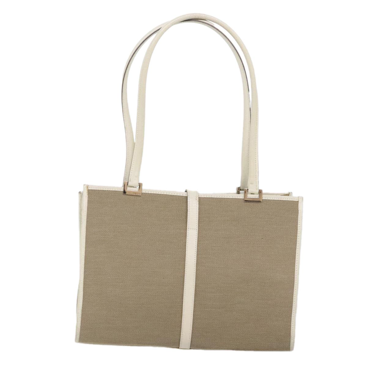 Gucci Jackie Beige Canvas Shoulder Bag (Pre-Owned) Size ONE SIZE - 2 Thumbnail
