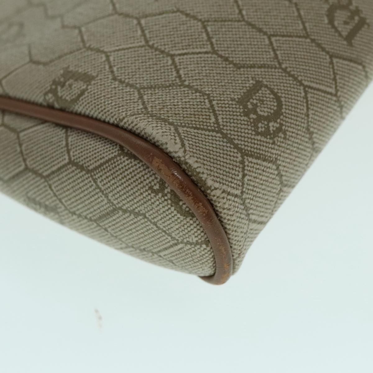 Dior Honeycomb Beige Canvas Clutch Bag (Pre-Owned) Size ONE SIZE - 14 Thumbnail