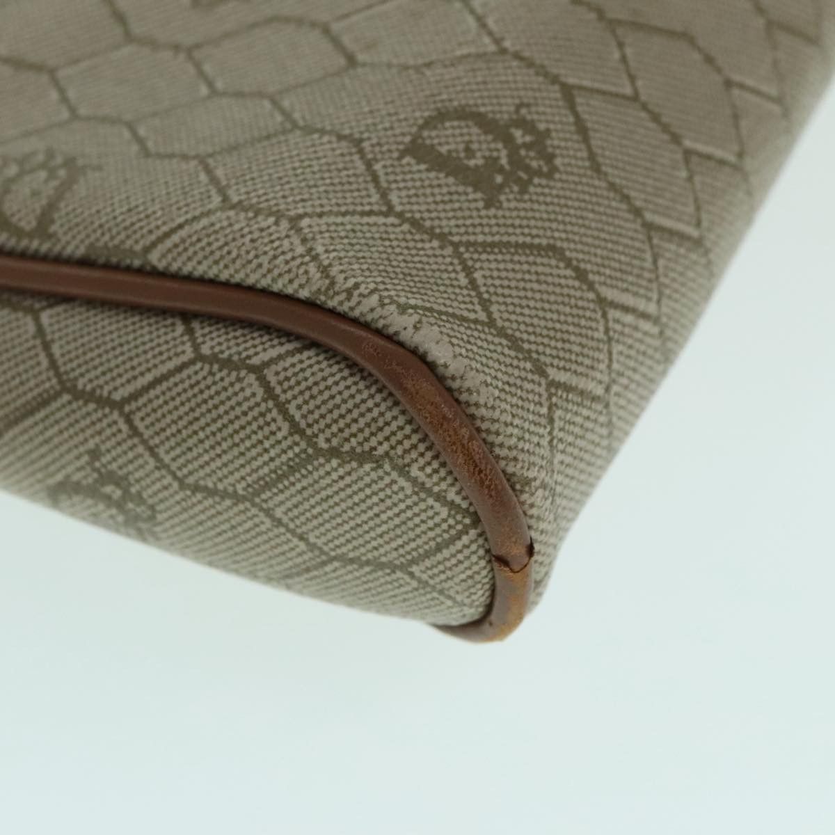 Dior Honeycomb Beige Canvas Clutch Bag (Pre-Owned) Size ONE SIZE - 8 Thumbnail