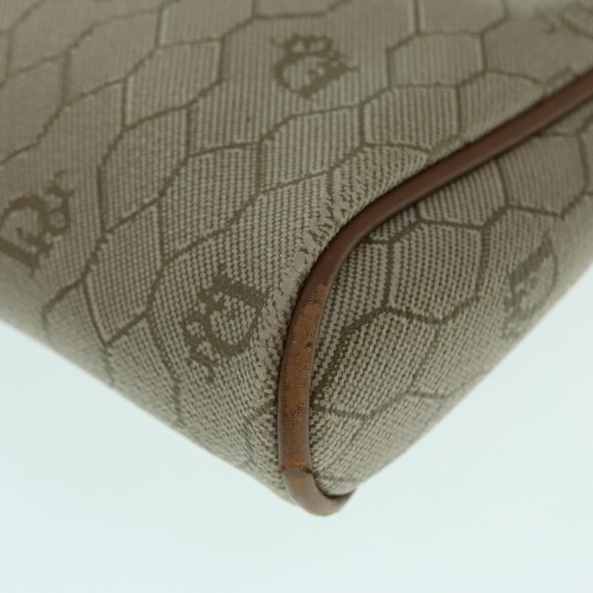 Dior Honeycomb Beige Canvas Clutch Bag (Pre-Owned) Size ONE SIZE - 15 Thumbnail