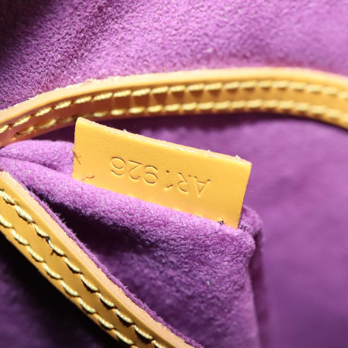 Louis Vuitton Yellow Leather Handbag (Pre-Owned) Size ONE SIZE - 13 Thumbnail