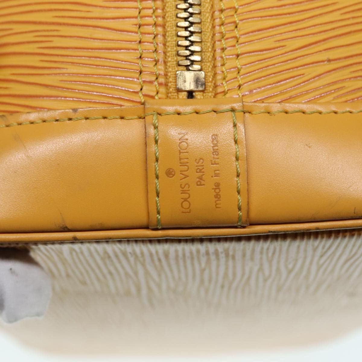Louis Vuitton Yellow Leather Handbag (Pre-Owned) Size ONE SIZE - 14 Thumbnail