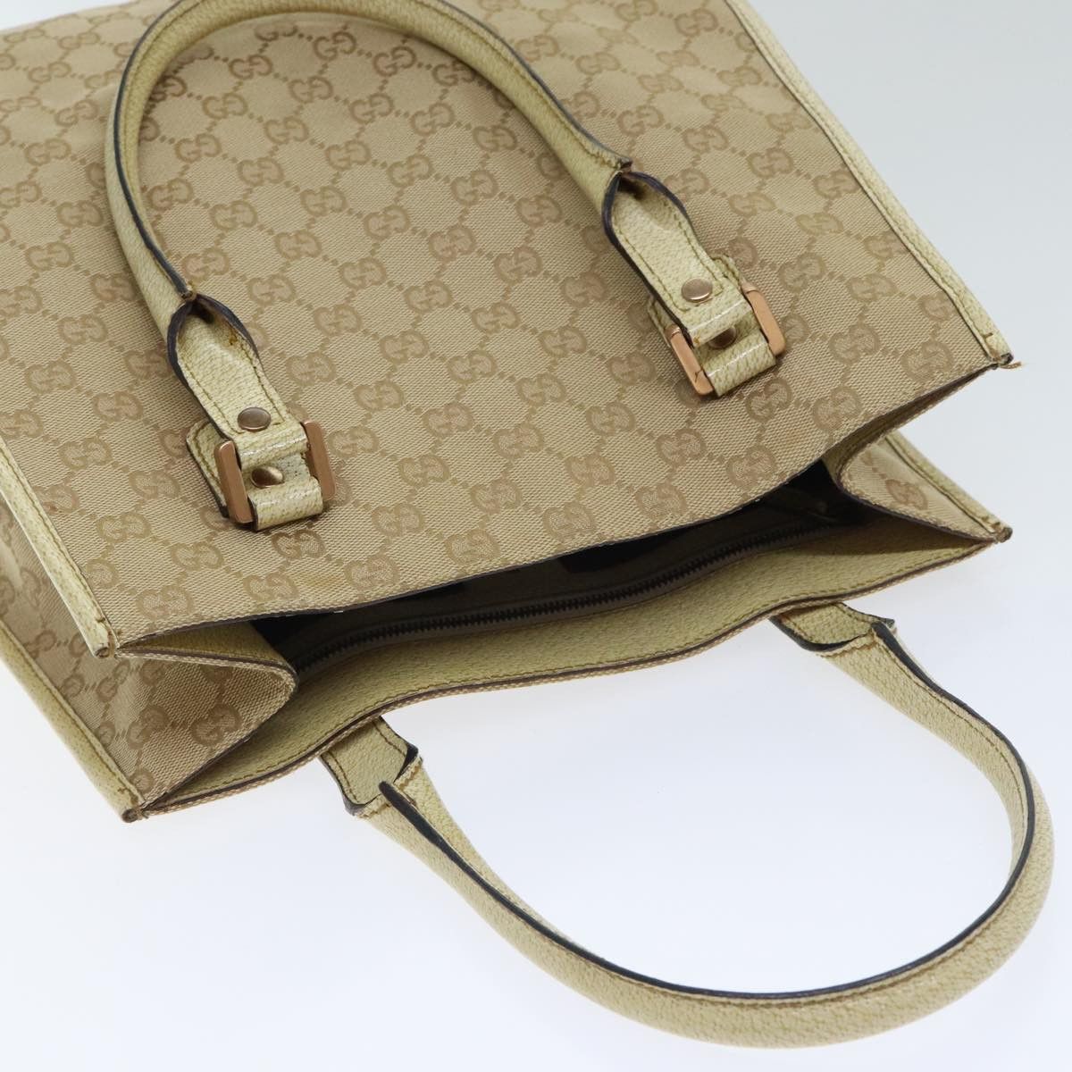 Gucci Beige Canvas Tote Bag (Pre-Owned) Size ONE SIZE - 17 Thumbnail