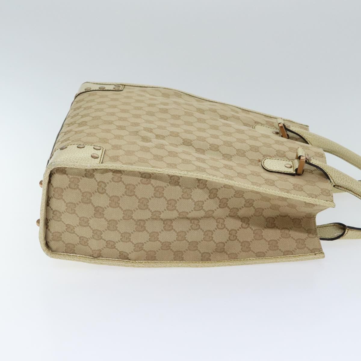 Gucci Beige Canvas Tote Bag (Pre-Owned) Size ONE SIZE - 3 Thumbnail