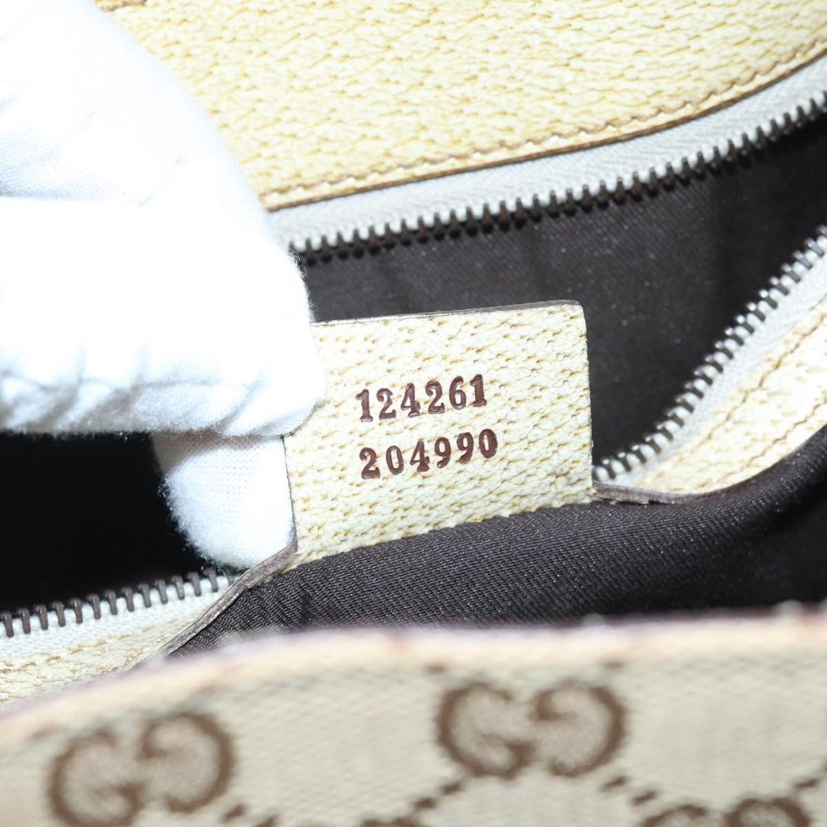 Gucci Beige Canvas Tote Bag (Pre-Owned) Size ONE SIZE - 13 Thumbnail