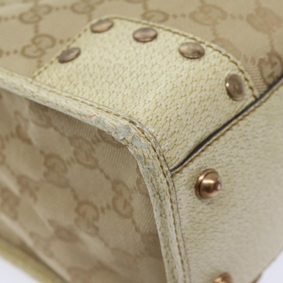 Gucci Beige Canvas Tote Bag (Pre-Owned) Size ONE SIZE - 8 Thumbnail