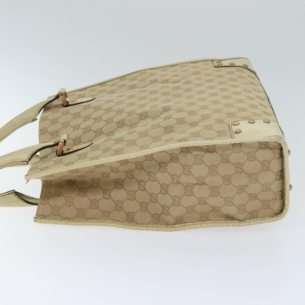 Gucci Beige Canvas Tote Bag (Pre-Owned) Size ONE SIZE - 4 Thumbnail