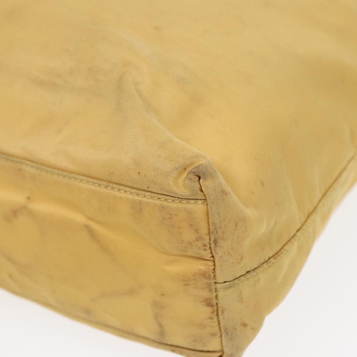 Prada Tessuto Yellow Synthetic Tote Bag (Pre-Owned) Size ONE SIZE - 9 Thumbnail