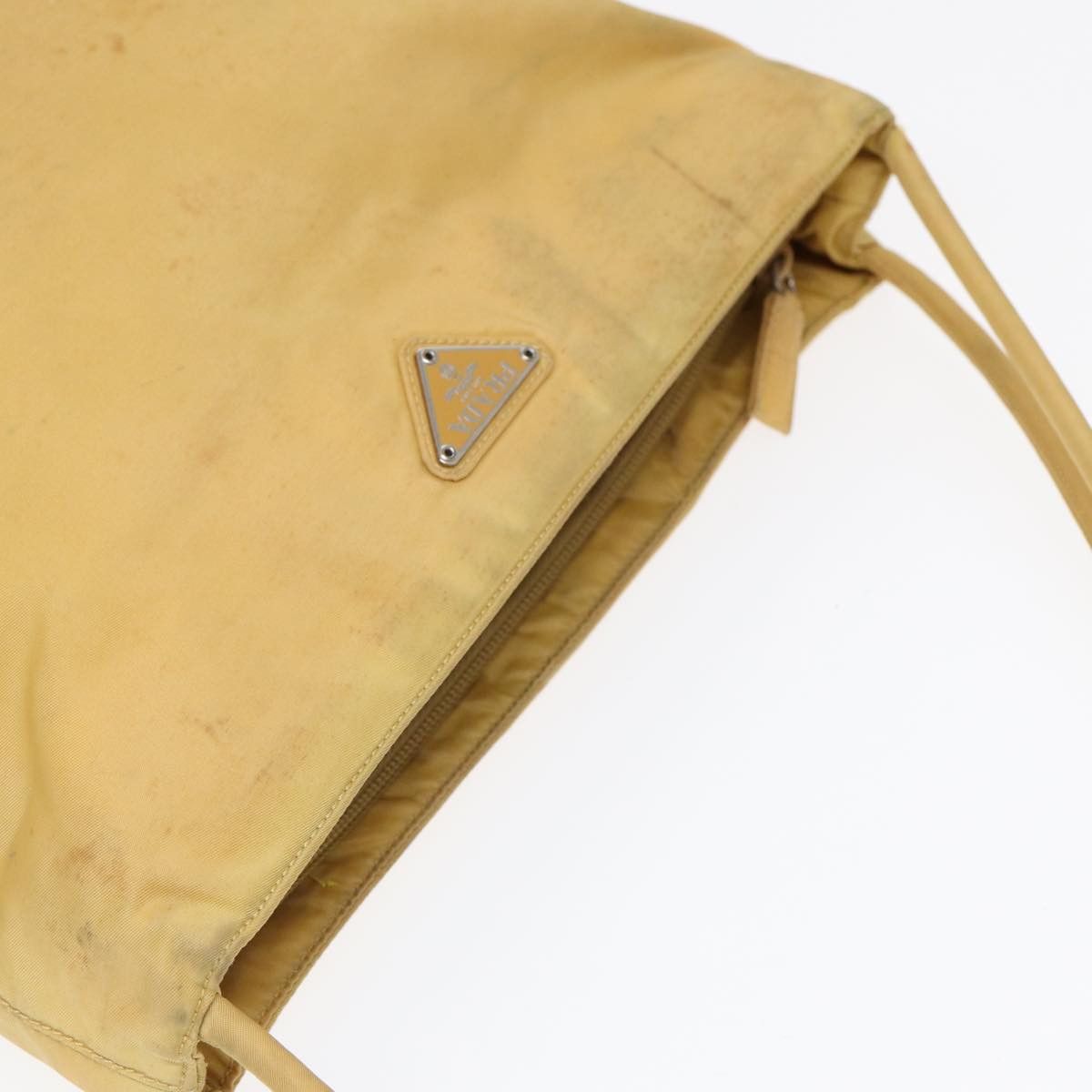 Prada Tessuto Yellow Synthetic Tote Bag (Pre-Owned) Size ONE SIZE - 17 Thumbnail