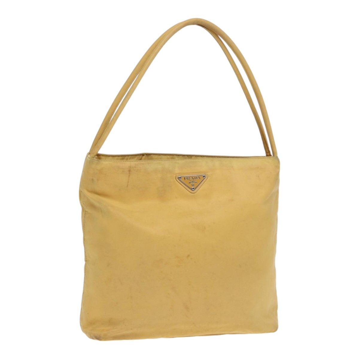 Prada Tessuto Yellow Synthetic Tote Bag (Pre-Owned) Size ONE SIZE - 18 Thumbnail