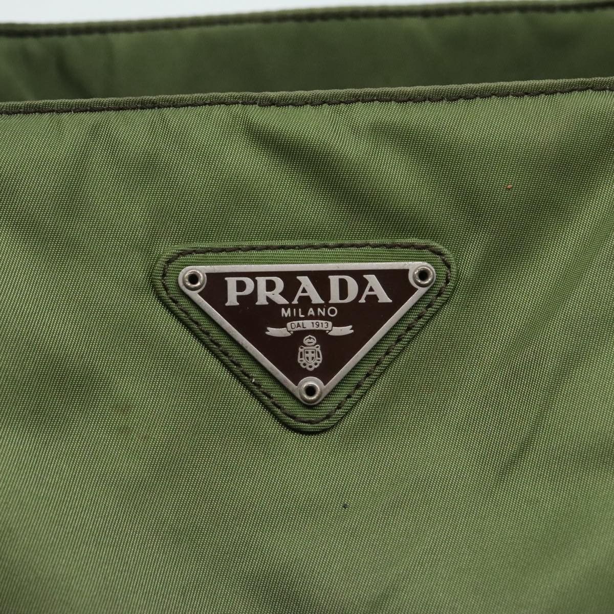 Prada Khaki Synthetic Handbag (Pre-Owned) Size ONE SIZE - 19 Thumbnail