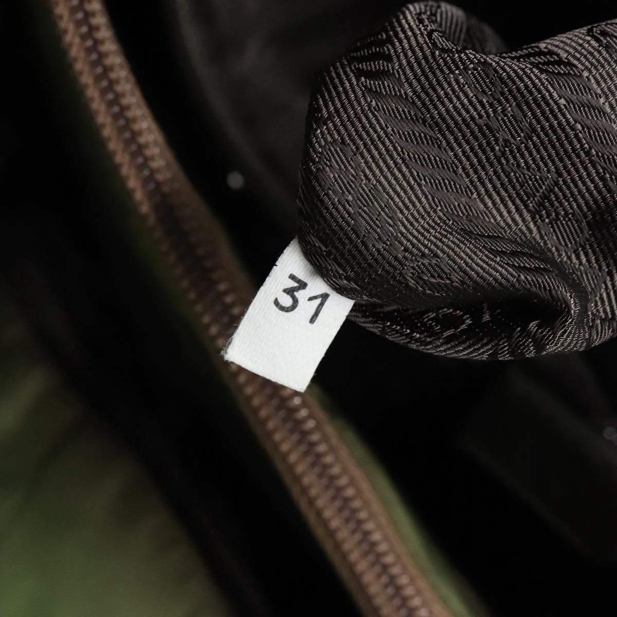 Prada Khaki Synthetic Handbag (Pre-Owned) Size ONE SIZE - 12 Thumbnail