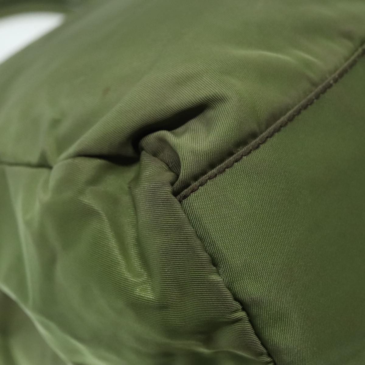 Prada Khaki Synthetic Handbag (Pre-Owned) Size ONE SIZE - 7 Thumbnail