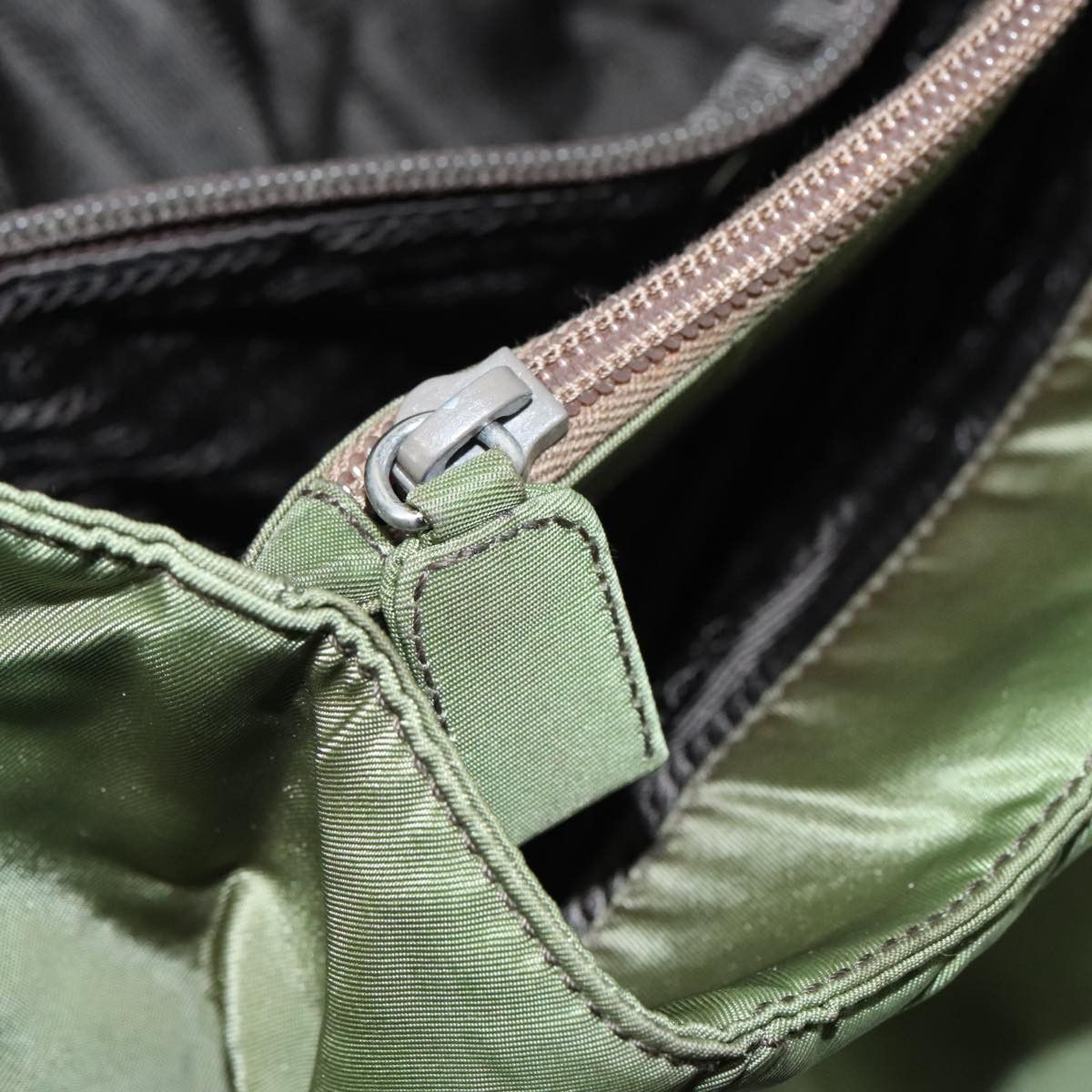 Prada Khaki Synthetic Handbag (Pre-Owned) Size ONE SIZE - 10 Thumbnail