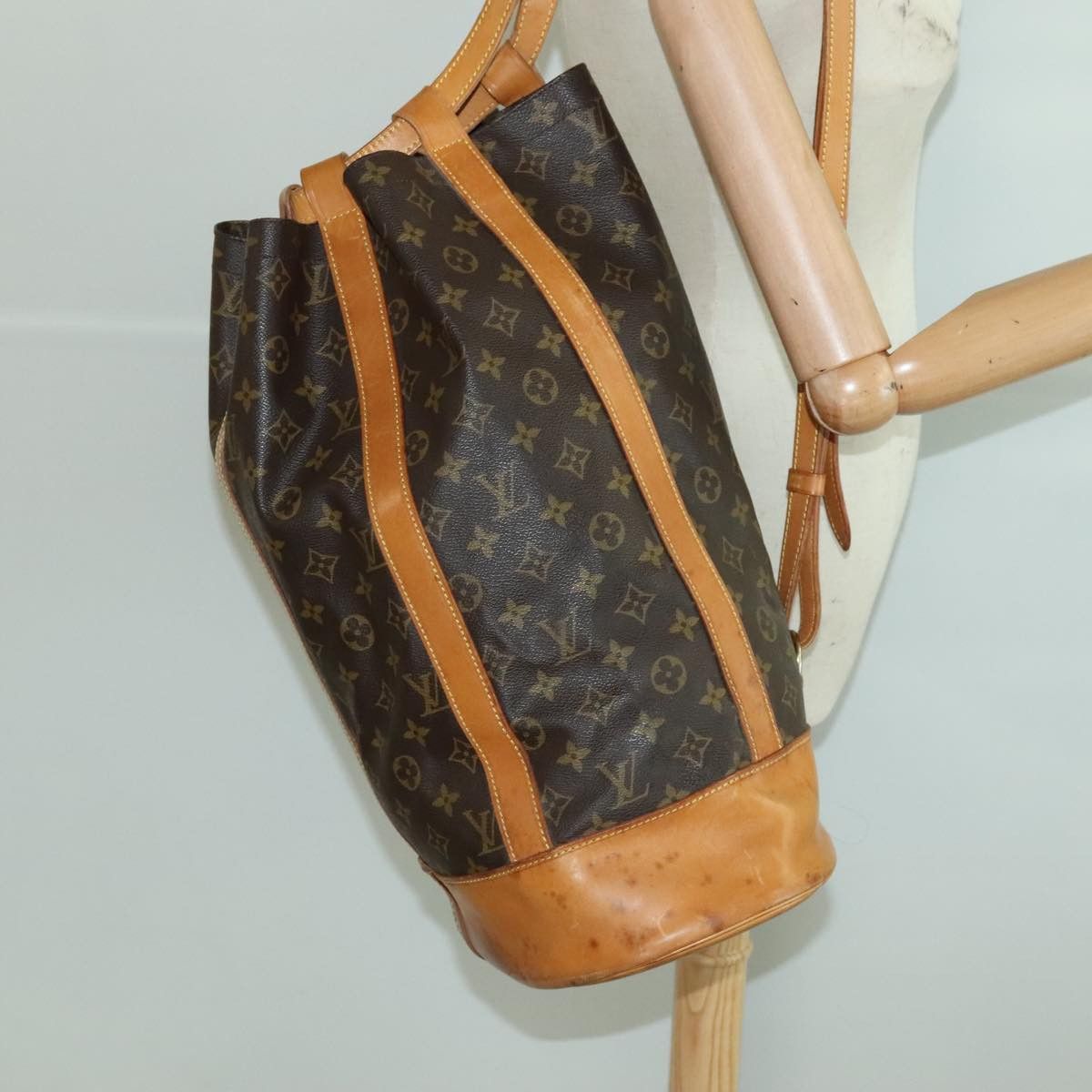 Louis Vuitton Randonnée Brown Canvas Shoulder Bag (Pre-Owned) Size ONE SIZE - 14 Thumbnail