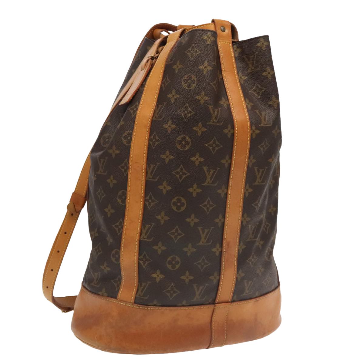Louis Vuitton Randonnée Brown Canvas Shoulder Bag (Pre-Owned) Size ONE SIZE - 15 Thumbnail