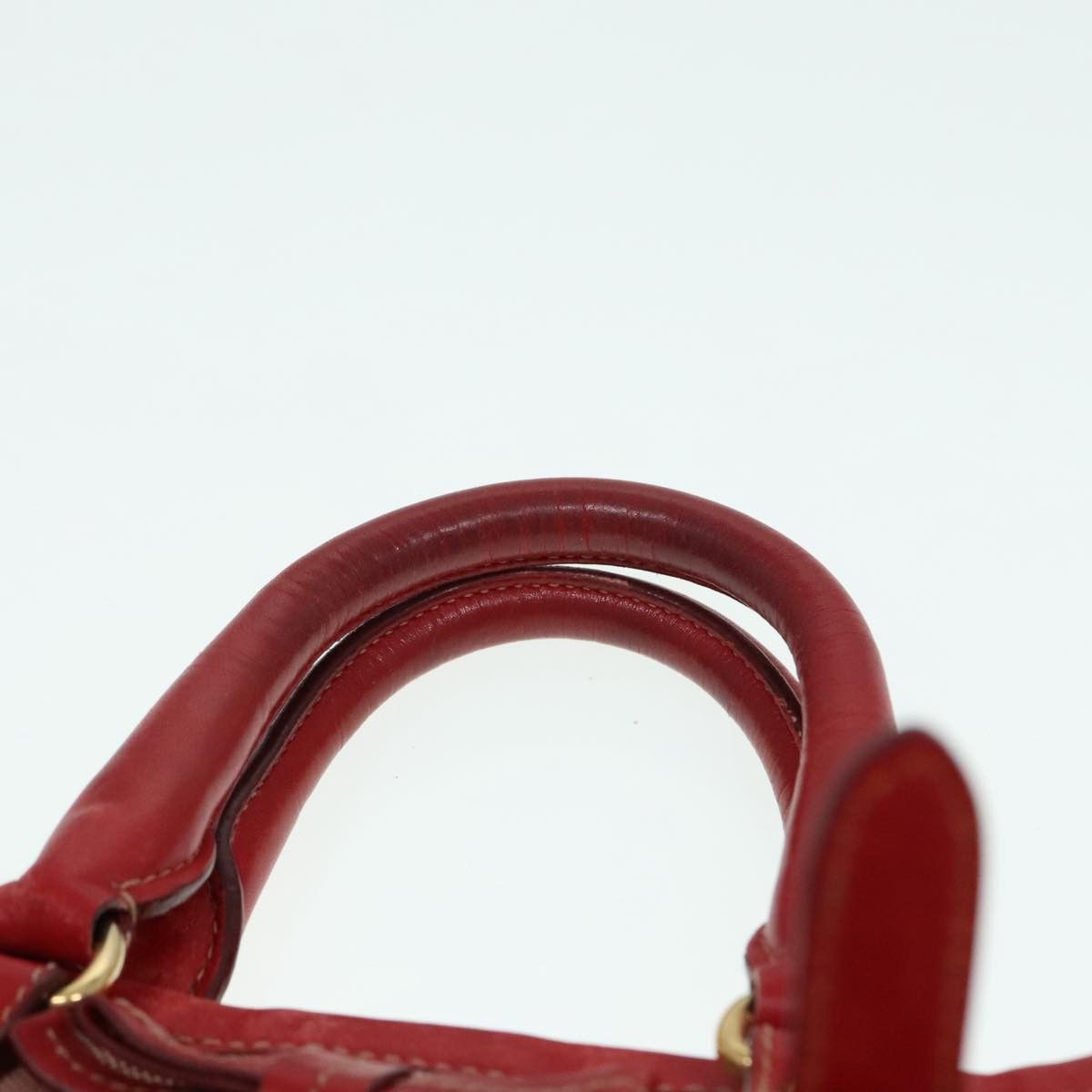 Prada Canapa Red Canvas Handbag (Pre-Owned) Size ONE SIZE - 16 Thumbnail
