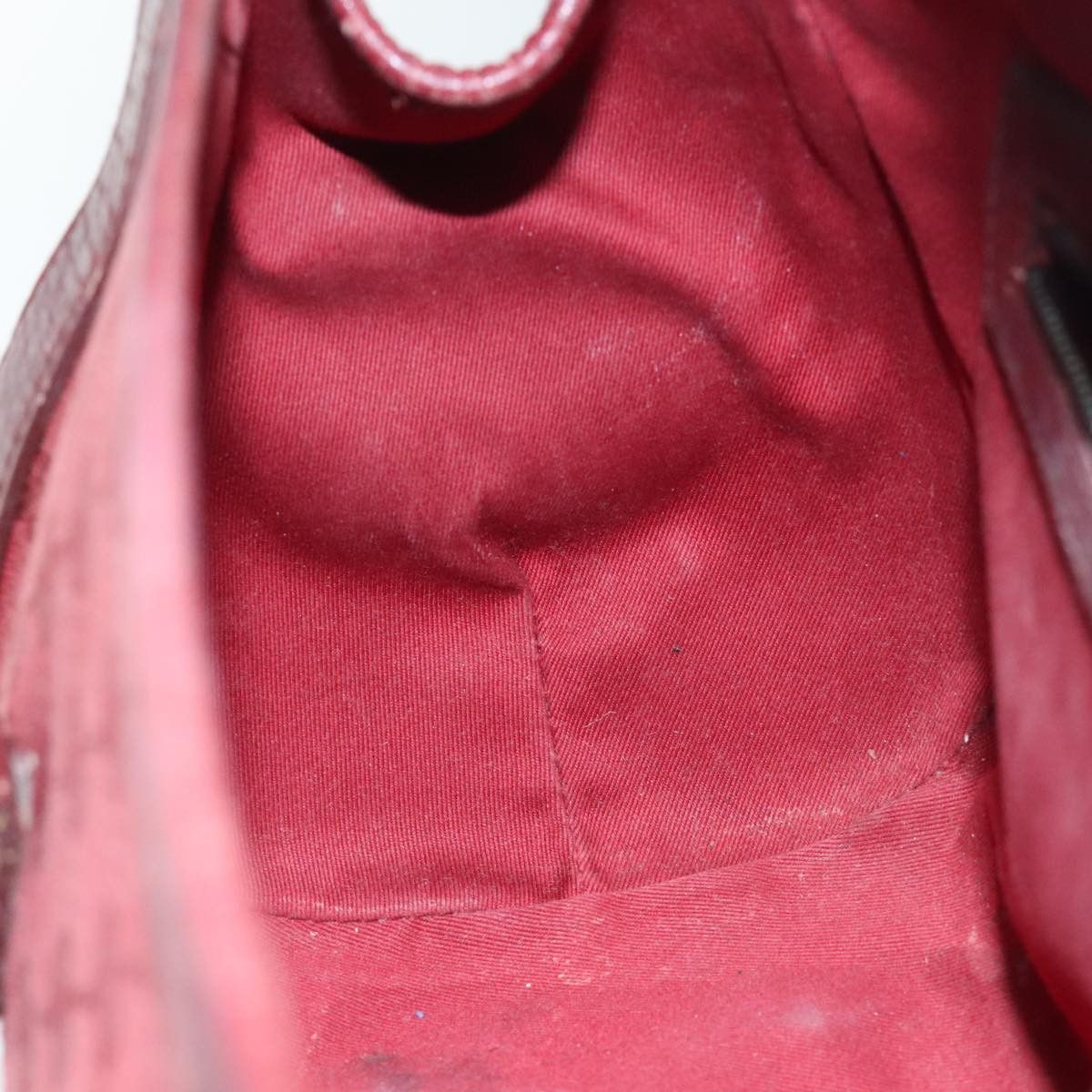 Gucci Bamboo Red Canvas Shoulder Bag (Pre-Owned) Size ONE SIZE - 18 Thumbnail