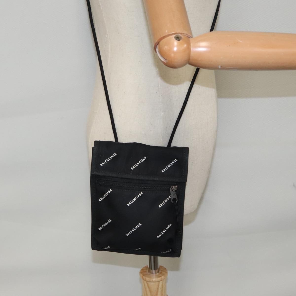 Balenciaga Explorer Black Synthetic Clutch Bag (Pre-Owned) Size ONE SIZE - 15 Thumbnail
