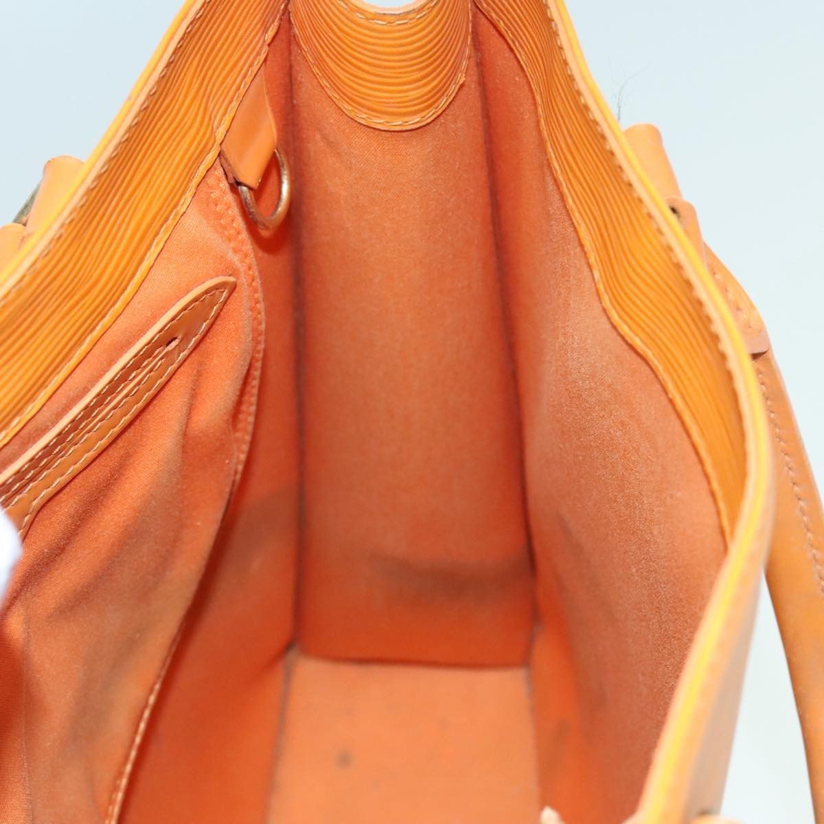 Louis Vuitton Sac Plat Orange Leather Tote Bag (Pre-Owned) Size ONE SIZE - 19 Thumbnail