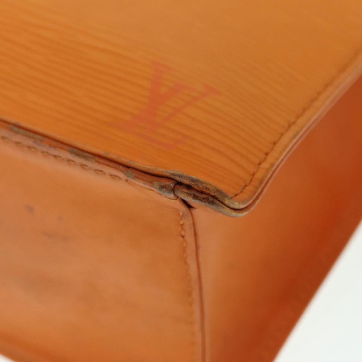 Louis Vuitton Sac Plat Orange Leather Tote Bag (Pre-Owned) Size ONE SIZE - 8 Thumbnail