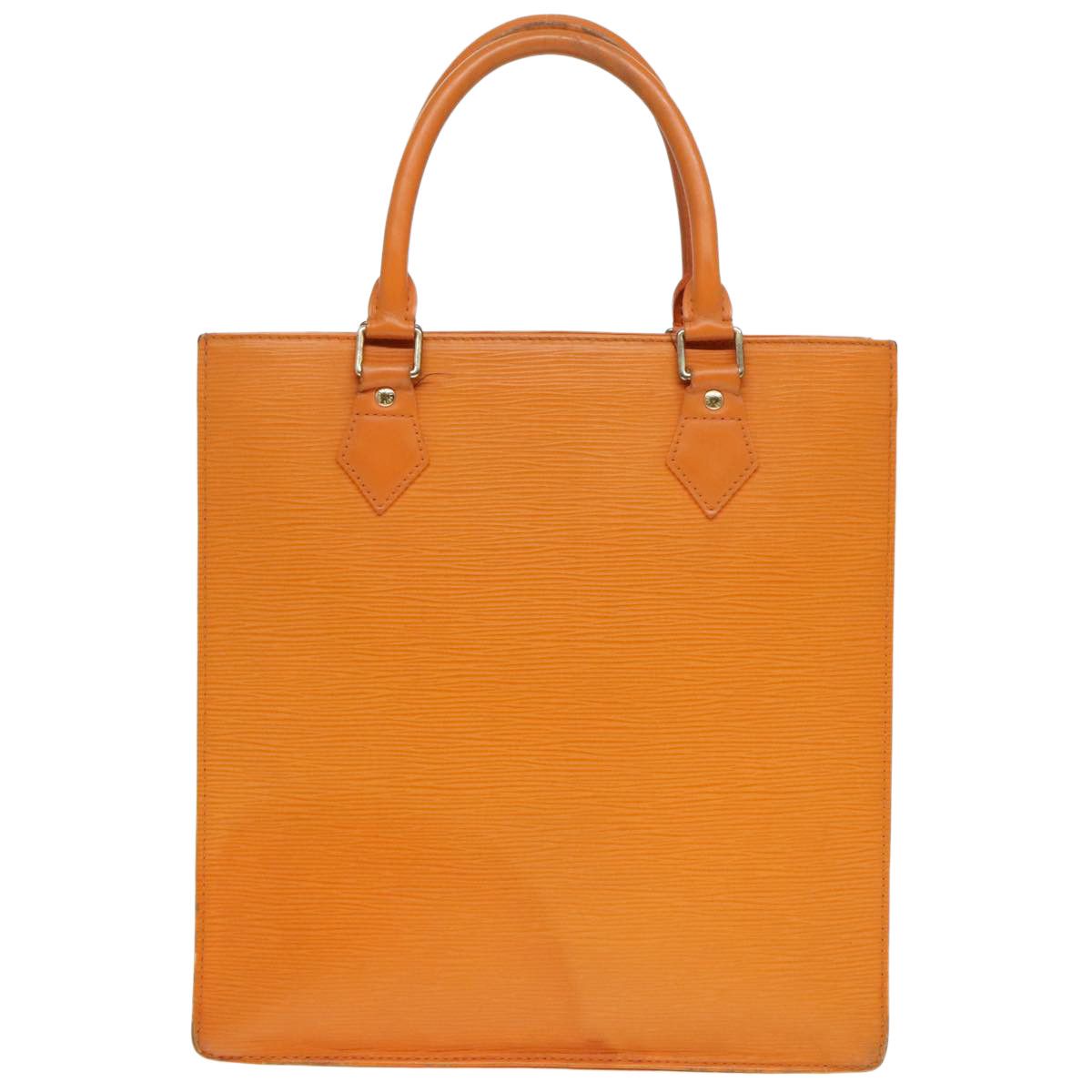 Louis Vuitton Sac Plat Orange Leather Tote Bag (Pre-Owned) Size ONE SIZE - 2 Thumbnail