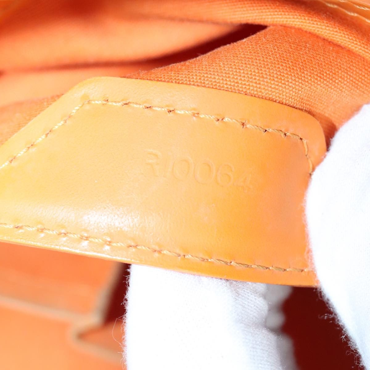 Louis Vuitton Sac Plat Orange Leather Tote Bag (Pre-Owned) Size ONE SIZE - 12 Thumbnail