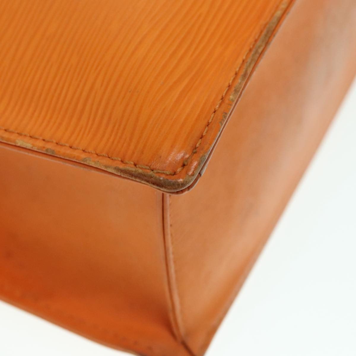 Louis Vuitton Sac Plat Orange Leather Tote Bag (Pre-Owned) Size ONE SIZE - 9 Thumbnail