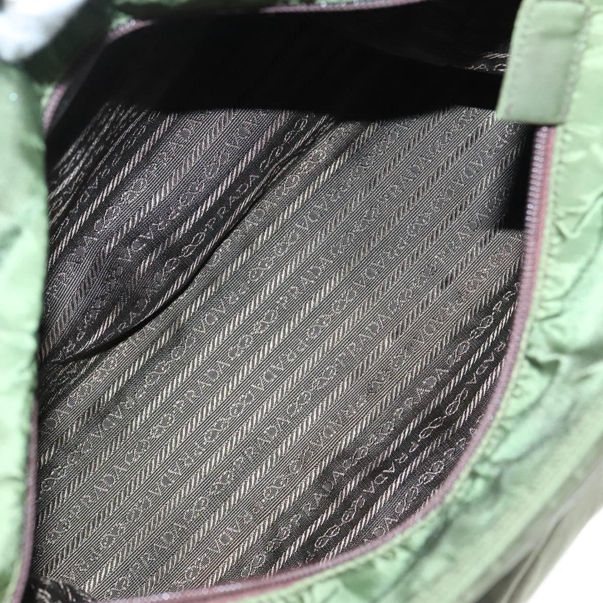 Prada Tessuto Green Synthetic Tote Bag (Pre-Owned) Size ONE SIZE - 11 Thumbnail