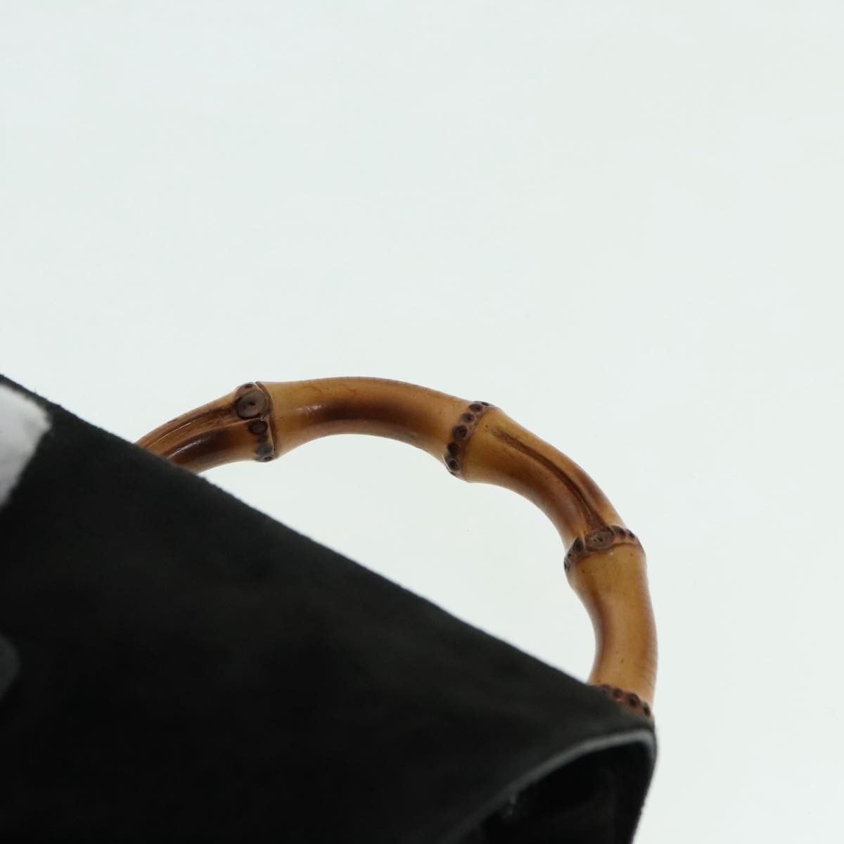 Gucci Bamboo Black Suede Backpack Bag (Pre-Owned) Size ONE SIZE - 16 Thumbnail